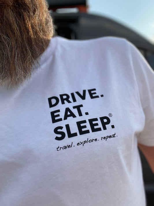 DRIVE. EAT. SLEEP. Shirt. #FFF